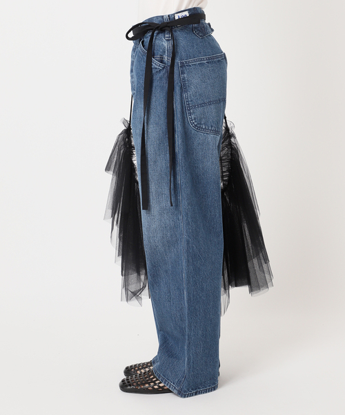 CITYSHOP(シティーショップ)の「MARGE 別注 TULLE BONE WRAP スカート(スカート・レディース・ブラック・34)」の20枚目の写真