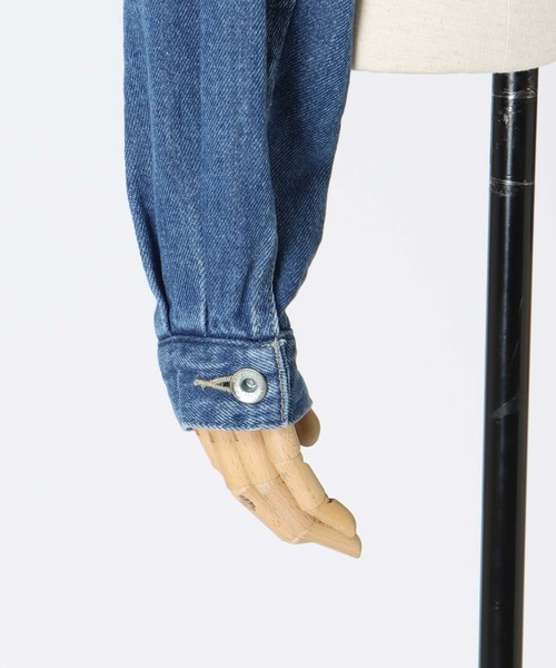DRESSLAVE(ドレスレイブ)の「lyocell denim short jacket(リヨセルデニムショート丈ジャケット)(デニムジャケット・レディース・インディゴブルー・38)」の16枚目の写真