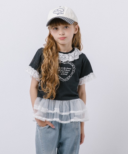 URBAN CHERRY(アーバンチェリー)の「裾シアーフリルタンクトップ(タンクトップ・キッズ・ブラック/ホワイト・140cm/130cm/120cm/110cm/150cm)」の21枚目の写真