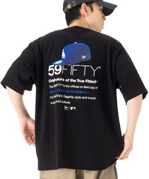ニューエラ 半袖Tシャツ MLB オーセンティックキャップ柄
