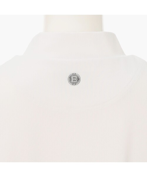 BRIEFING(ブリーフィング)の「WOMEN'S SIDE TWISTED HIGHNECK (リラックスフィット)(ゴルフグッズ・レディース・ブラック/ホワイト・S/M)」の4枚目の写真