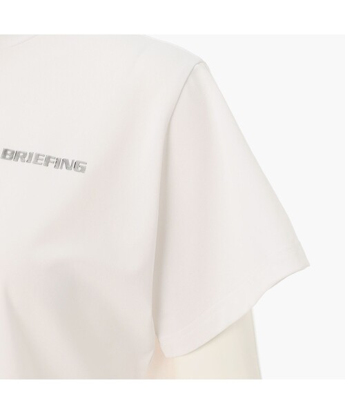 BRIEFING(ブリーフィング)の「WOMEN'S SIDE TWISTED HIGHNECK (リラックスフィット)(ゴルフグッズ・レディース・ブラック/ホワイト・S/M)」の7枚目の写真