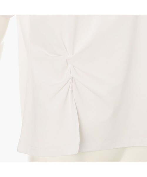 BRIEFING(ブリーフィング)の「WOMEN'S SIDE TWISTED HIGHNECK (リラックスフィット)(ゴルフグッズ・レディース・ブラック/ホワイト・S/M)」の9枚目の写真