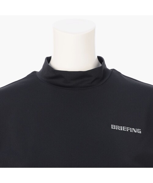 BRIEFING(ブリーフィング)の「WOMEN'S SIDE TWISTED HIGHNECK (リラックスフィット)(ゴルフグッズ・レディース・ブラック/ホワイト・S/M)」の13枚目の写真