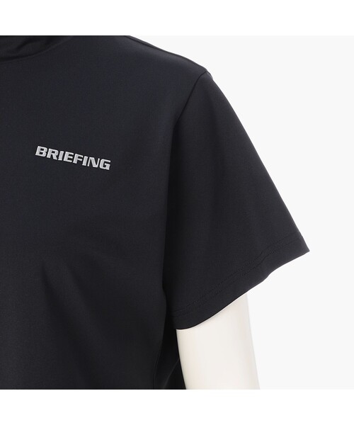 BRIEFING(ブリーフィング)の「WOMEN'S SIDE TWISTED HIGHNECK (リラックスフィット)(ゴルフグッズ・レディース・ブラック/ホワイト・S/M)」の15枚目の写真