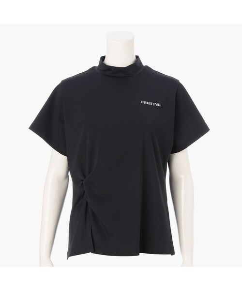 BRIEFING(ブリーフィング)の「【BRIEFING GOLF/ブリーフィングゴルフ】WOMEN'S SIDE TWISTED HIGHNECK(リラックスフィット)(Tシャツ/カットソー・レディース・ブラック/ホワイト・S/M)」の19枚目の写真