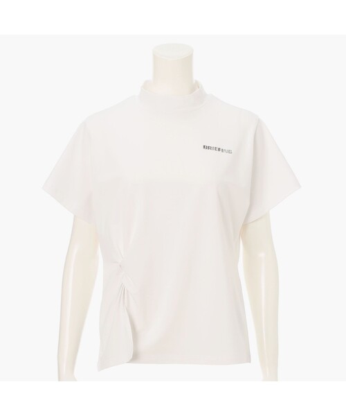 BRIEFING(ブリーフィング)の「【BRIEFING GOLF/ブリーフィングゴルフ】WOMEN'S SIDE TWISTED HIGHNECK(リラックスフィット)(Tシャツ/カットソー・レディース・ブラック/ホワイト・S/M)」の20枚目の写真