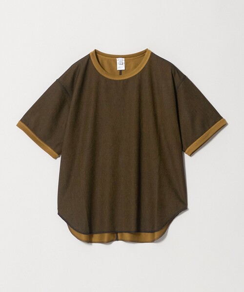 A DAY IN THE LIFE UNITED ARROWS（アデイインザライフユナイテッドアローズ）の「リバーシブルTシャツ ＜A DAY IN THE LIFE＞（Tシャツ/カットソー・レディース・ライトブルー/ネイビー/ブラウン系・FREE）」の3枚目の写真