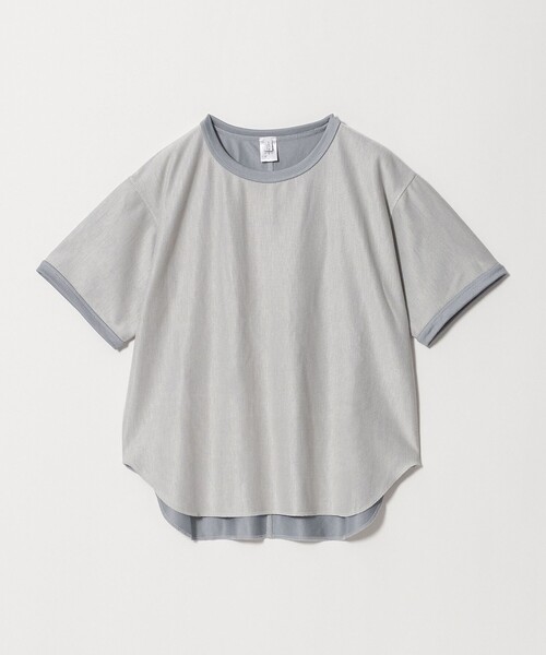 A DAY IN THE LIFE UNITED ARROWS（アデイインザライフユナイテッドアローズ）の「リバーシブルTシャツ ＜A DAY IN THE LIFE＞（Tシャツ/カットソー・レディース・ライトブルー/ネイビー/ブラウン系・FREE）」の2枚目の写真