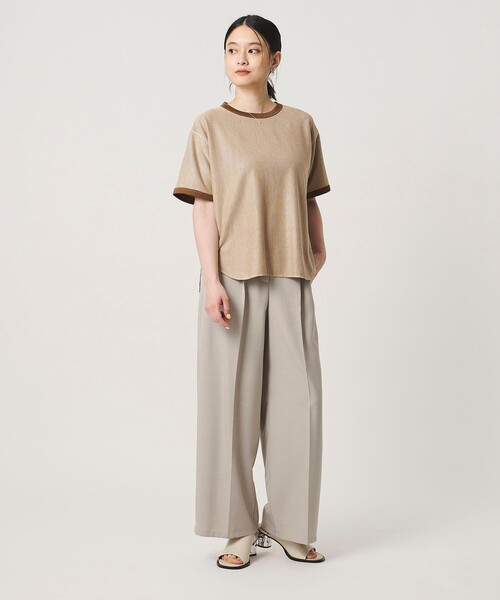 A DAY IN THE LIFE UNITED ARROWS（アデイインザライフユナイテッドアローズ）の「リバーシブルTシャツ ＜A DAY IN THE LIFE＞（Tシャツ/カットソー・レディース・ライトブルー/ネイビー/ブラウン系・FREE）」の4枚目の写真