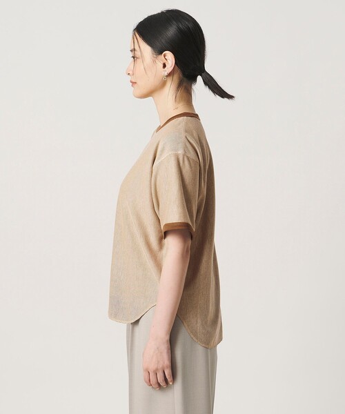 A DAY IN THE LIFE UNITED ARROWS（アデイインザライフユナイテッドアローズ）の「リバーシブルTシャツ ＜A DAY IN THE LIFE＞（Tシャツ/カットソー・レディース・ライトブルー/ネイビー/ブラウン系・FREE）」の7枚目の写真