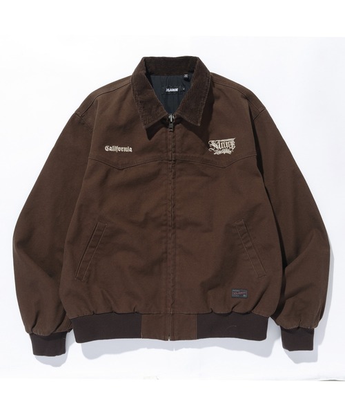 XLARGE(エクストララージ)の「CORDUROY COLLAR JACKET(ブルゾン・メンズ・ネイビー/ブラック/ブラウン・XL/L/M/S)」の3枚目の写真