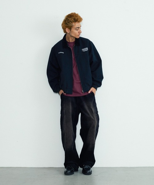 XLARGE(エクストララージ)の「CORDUROY COLLAR JACKET(ブルゾン・メンズ・ネイビー/ブラック/ブラウン・XL/L/M/S)」の7枚目の写真