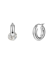 NFF（エヌエフエフ）の「lollipop hoop earrings-clear（ピアス（両耳用））」