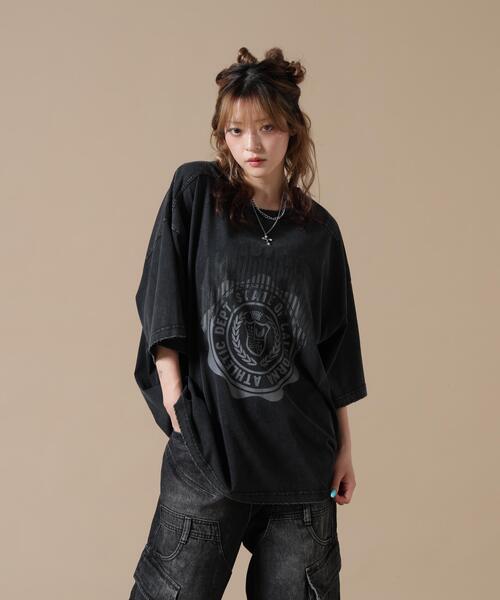 DANKE SCHON(ダンケシェーン)の「DankeSchon/ダンケシェーン/BRUST SUBHUMAN(Tシャツ/カットソー・レディース・ブラック・L/M)」の6枚目の写真