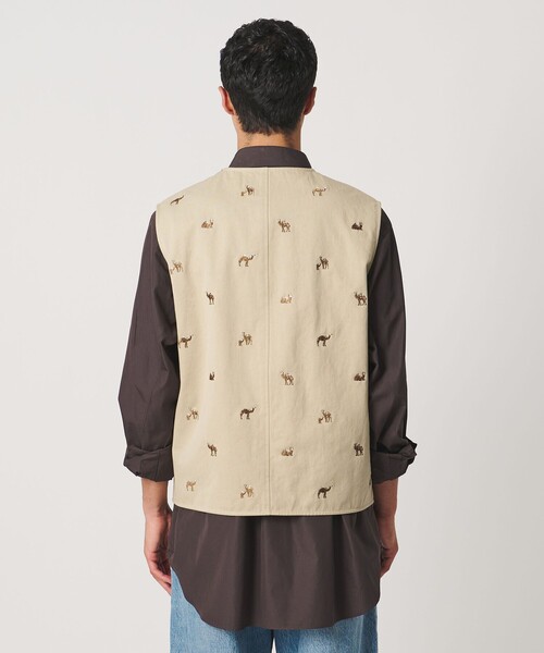 LOEFF(ロエフ)の「<LOEFF>キャメル エンブロイダリー チノ ベスト UNISEX(ベスト・レディース・ベージュ・2/0)」の16枚目の写真