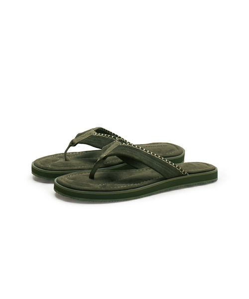 DAONATO(ダオンアト)の「Moksae Flip Flops (Khaki)(サンダル・メンズ・カーキ・25cm/24cm/23cm/28cm/27cm/26cm/23.5cm/24.5cm/25.5cm/26.5cm/27.5cm/28.5cm)」の1枚目の写真
