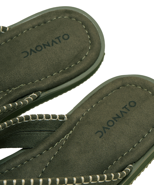 DAONATO(ダオンアト)の「Moksae Flip Flops (Khaki)(サンダル・メンズ・カーキ・25cm/24cm/23cm/28cm/27cm/26cm/23.5cm/24.5cm/25.5cm/26.5cm/27.5cm/28.5cm)」の3枚目の写真