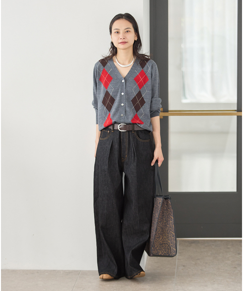 JOURNAL STANDARD(ジャーナルスタンダード)の「《追加2》DENIM CENTER CREASE 5PK(デニムパンツ・レディース・ネイビー・36/38)」の22枚目の写真