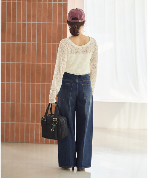 JOURNAL STANDARD(ジャーナルスタンダード)の「《追加2》DENIM CENTER CREASE 5PK(デニムパンツ・レディース・ネイビー・36/38)」の20枚目の写真