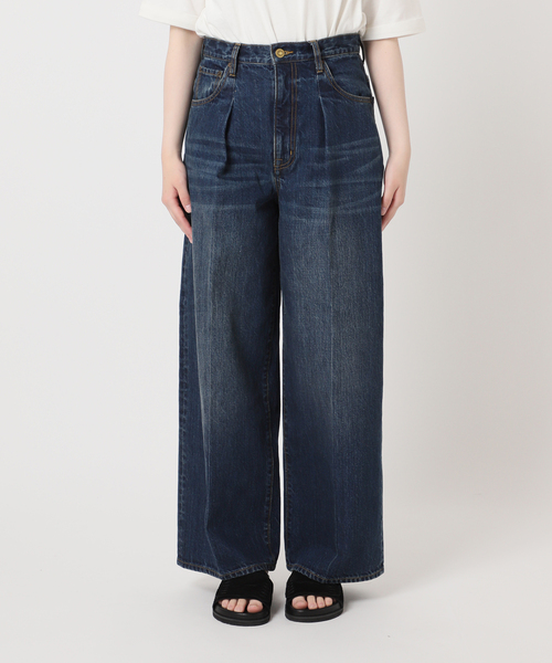 JOURNAL STANDARD(ジャーナルスタンダード)の「《追加2》DENIM CENTER CREASE 5PK(デニムパンツ・レディース・ネイビー・36/38)」の5枚目の写真