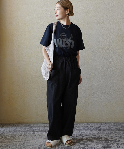 JOURNAL STANDARD LUXE(ジャーナルスタンダード ラックス)の「バフワッシャー ポケパンツ(その他パンツ・レディース・ホワイト/ブラック・SMALL/MEDIUM)」の9枚目の写真