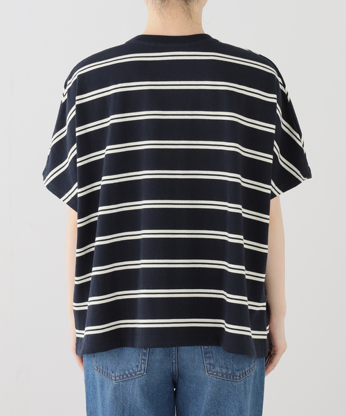 JOURNAL STANDARD relume（ジャーナルスタンダード　レリューム）の「《追加3》フレンチスリーブボーダーTシャツ（Tシャツ/カットソー・レディース・ネイビー/ナチュラル・FREE）」の19枚目の写真