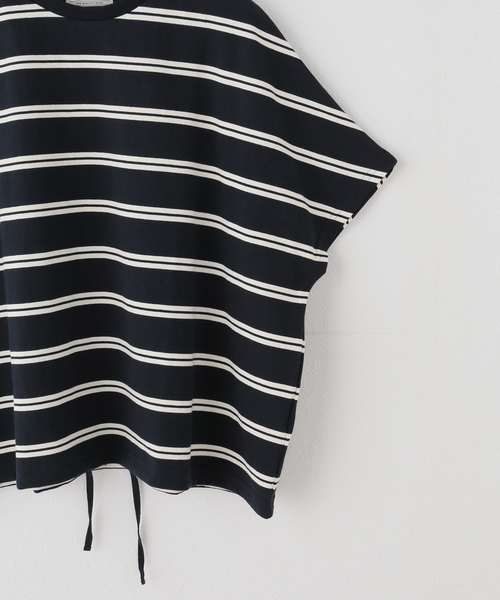 JOURNAL STANDARD relume（ジャーナルスタンダード　レリューム）の「《追加3》フレンチスリーブボーダーTシャツ（Tシャツ/カットソー・レディース・ネイビー/ナチュラル・FREE）」の20枚目の写真