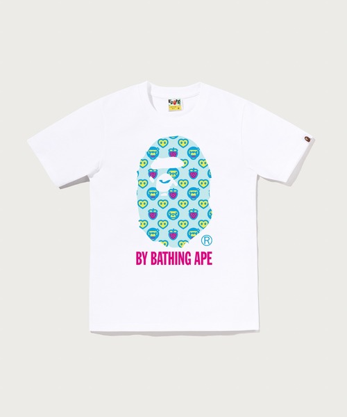 A BATHING APE(アベイシングエイプ)の「MILOGRAM SWEETS BY BATHING APE TEE(Tシャツ/カットソー・レディース・ブラック/ホワイト・SMALL/MEDIUM/X-SMALL)」の1枚目の写真