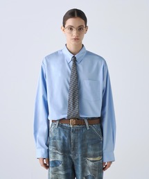 soerte（ソエルテ）の「2way Tab Collar Dress Shirt / 2wayタブカラードレスシャツ（シャツ/ブラウス）」