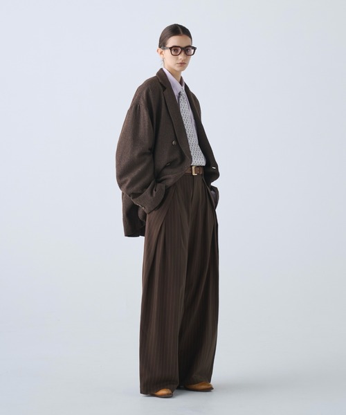 soerte(ソエルテ)の「2way Tab Collar Dress Shirt / 2wayタブカラードレスシャツ(シャツ/ブラウス・メンズ・パープル/サックスブルー/ホワイト・3/2/1)」の12枚目の写真