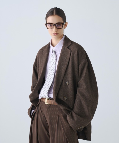 soerte(ソエルテ)の「2way Tab Collar Dress Shirt / 2wayタブカラードレスシャツ(シャツ/ブラウス・メンズ・パープル/サックスブルー/ホワイト・3/2/1)」の22枚目の写真