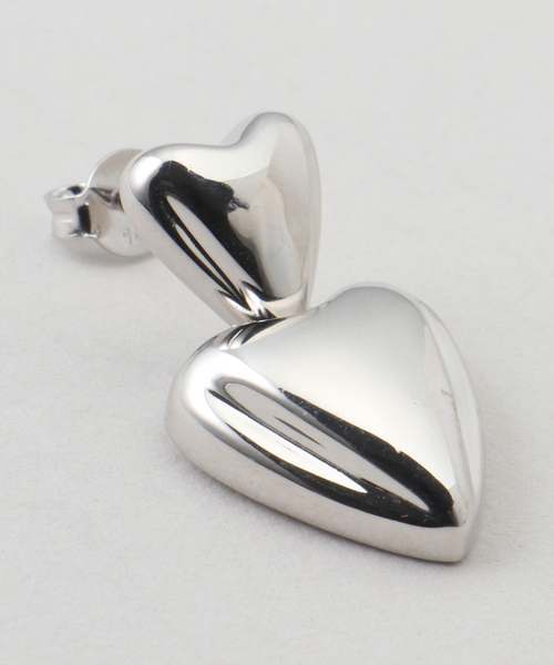 EDIT. FOR LULU(エディットフォールル)の「【Otiumberg./オティウムバーグ】 Heart Earings(ピアス(両耳用)・レディース・シルバー・FREE)」の5枚目の写真