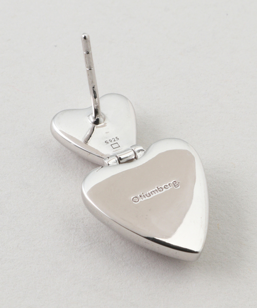 EDIT. FOR LULU(エディットフォールル)の「【Otiumberg./オティウムバーグ】 Heart Earings(ピアス(両耳用)・レディース・シルバー・FREE)」の6枚目の写真