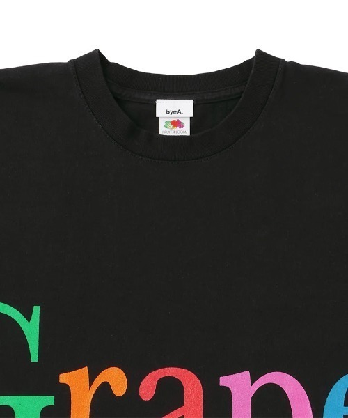 GARDEN TOKYO(ガーデントウキョウ)の「bye A/バイエーNOT APPLE TEE GRAPE(Tシャツ/カットソー・メンズ・ブラック/ホワイト・XL/L)」の9枚目の写真