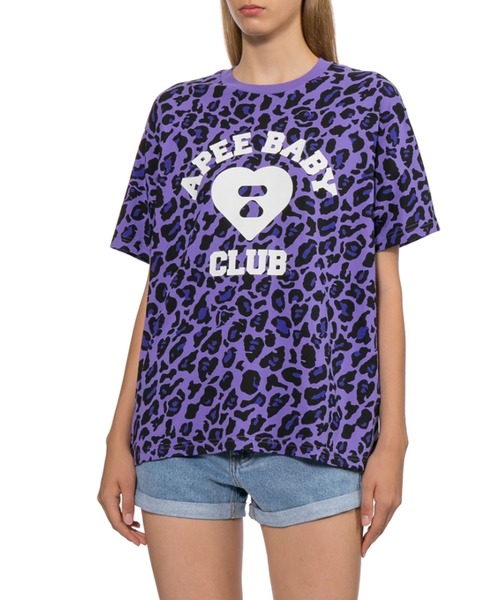 APEE BY A BATHING APE（エイピーバイアベイシングエイプ）の「APEE PATTERN PRINTED TEE #3（Tシャツ/カットソー・レディース・パープル/イエロー・SMALL/X-SMALL）」の5枚目の写真