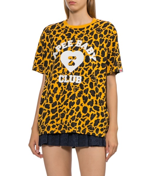 APEE BY A BATHING APE（エイピーバイアベイシングエイプ）の「APEE PATTERN PRINTED TEE #3（Tシャツ/カットソー・レディース・パープル/イエロー・SMALL/X-SMALL）」の6枚目の写真
