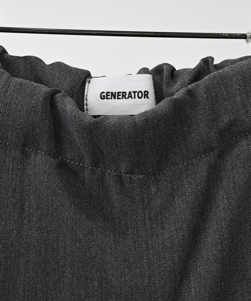 GENERATOR(ジェネレーター)の「ジェネレーター 2タックワイドパンツ(その他パンツ・レディース・ベージュ/チャコールグレー/ブラック・F)」の8枚目の写真