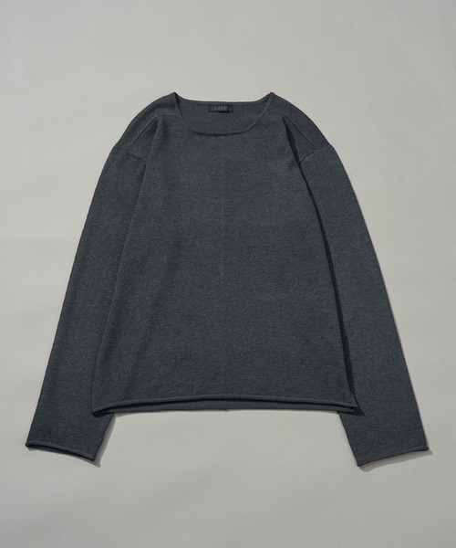 LANDNESS(ランドネス)の「【LANDNESS/ランドネス】Long Sleeve Knit Top/ロングスリーブニットトップス(ニット/セーター・メンズ・ダークグレー/ブラック・S/M/L)」の18枚目の写真