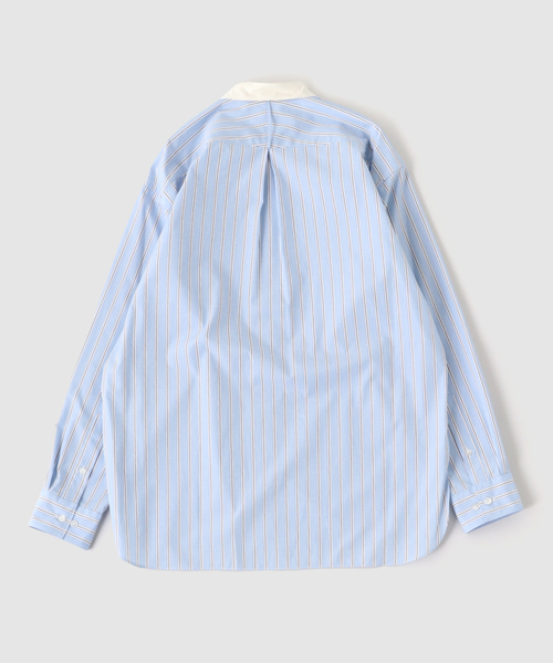 EDIFICE(エディフィス)の「ALBINI クレリック バンド カラー シャツ(シャツ/ブラウス・メンズ・ベージュ/ブルー系その他・MEDIUM/LARGE)」の22枚目の写真