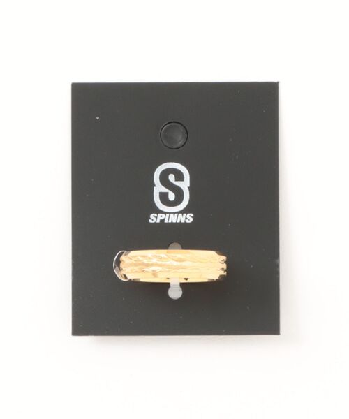 SPINNS(スピンズ)の「メタルリング/タイヤモチーフ(リング・メンズ・シルバー/ゴールド・ONESIZE)」の4枚目の写真