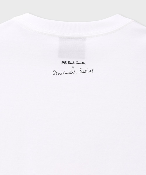 PS Paul Smith（ピーエスポールスミス）の「"Stair Wall" 半袖Tシャツ / 262559 011R（Tシャツ/カットソー・メンズ・ホワイト・X-LARGE/LARGE/MEDIUM）」の3枚目の写真