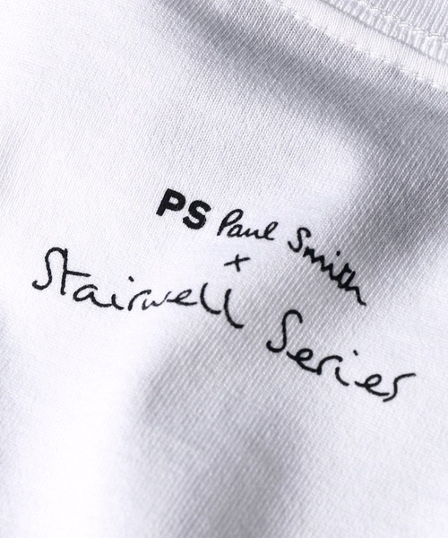 PS Paul Smith（ピーエスポールスミス）の「"Stair Wall" 半袖Tシャツ / 262559 011R（Tシャツ/カットソー・メンズ・ホワイト・X-LARGE/LARGE/MEDIUM）」の5枚目の写真