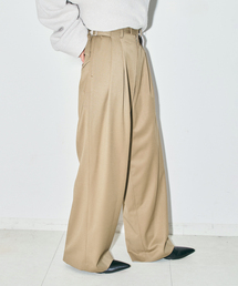 TWILL 2TUCK パンツ