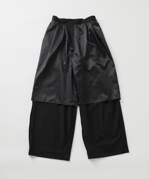CITYSHOP（シティーショップ）の「TWILL 2TUCK パンツ（スラックス・レディース・ベージュ/ブラック・36/38）」の19枚目の写真