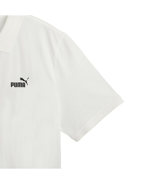 PUMA(プーマ)の「PUMA プーマ メンズ ESS スモールロゴ ピケ 半袖 ポロシャツ(ポロシャツ・メンズ・グレー/ホワイト/ブラック系その他・MEDIUM/SMALL/LARGE/X-LARGE)」の5枚目の写真