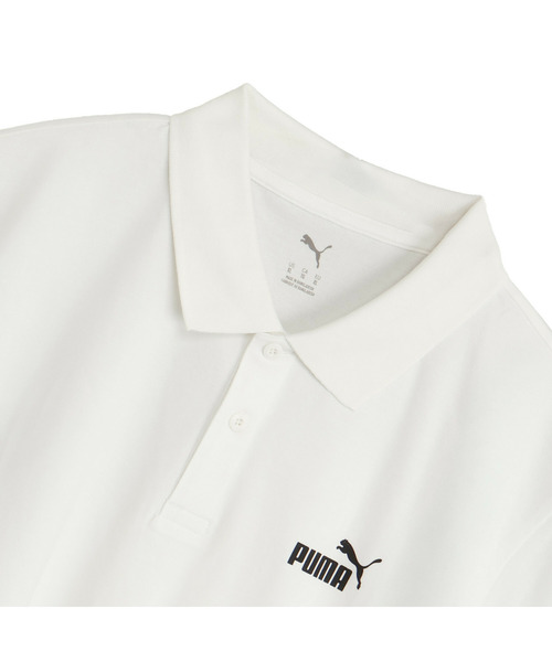 PUMA(プーマ)の「PUMA プーマ メンズ ESS スモールロゴ ピケ 半袖 ポロシャツ(ポロシャツ・メンズ・グレー/ホワイト/ブラック系その他・MEDIUM/SMALL/LARGE/X-LARGE)」の7枚目の写真