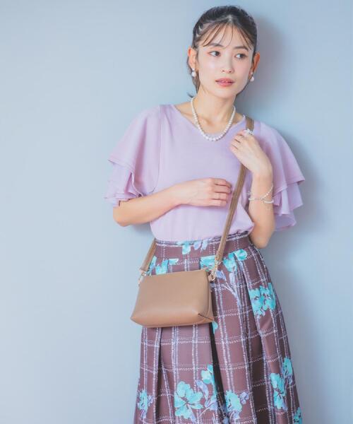 ITS'DEMO(イッツデモ)の「3wayトート(トートバッグ・レディース・ブラック/ワインレッド/ブラウン系・00)」の6枚目の写真
