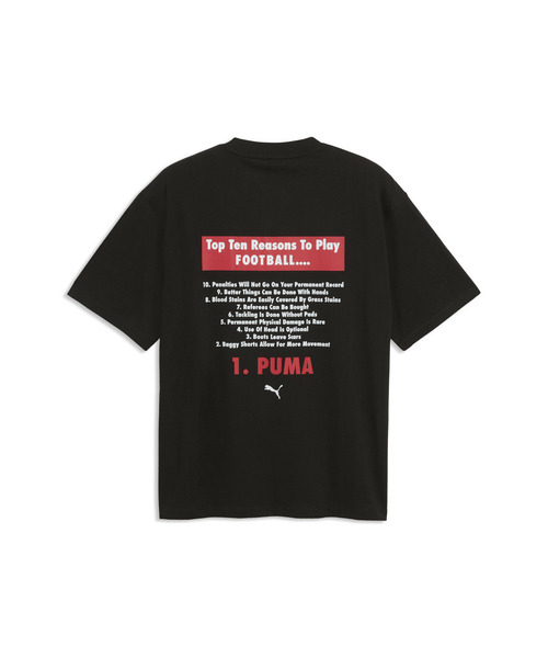 PUMA(プーマ)の「PUMA プーマ メンズ グラフィック フットボール 半袖 Tシャツ(Tシャツ/カットソー・メンズ・ダークグリーン/ライトグレー/ブラック・MEDIUM/SMALL/X-SMALL/LARGE/X-LARGE)」の15枚目の写真