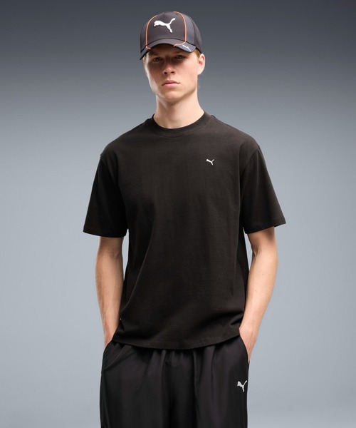 PUMA(プーマ)の「PUMA プーマ メンズ グラフィック フットボール 半袖 Tシャツ(Tシャツ/カットソー・メンズ・ダークグリーン/ライトグレー/ブラック・MEDIUM/SMALL/X-SMALL/LARGE/X-LARGE)」の2枚目の写真